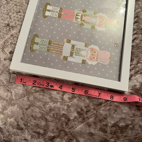 Pink pastel nutcracker picture embellished 8x10 - Picture 6 of 8